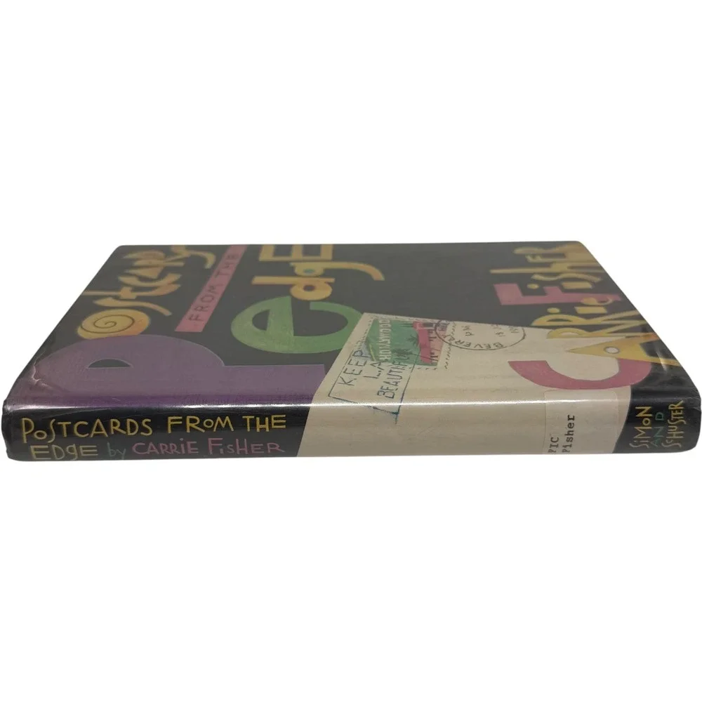 Carrie Fisher Postcards from the‎ Edge Hardcover 1st Edition 1987 Vintage Fair